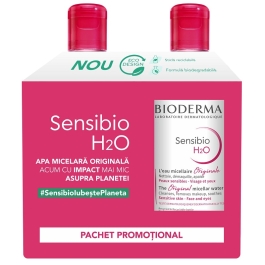 Bioderma - Sensibio H2O lotiune micelara 500ml pachet promo