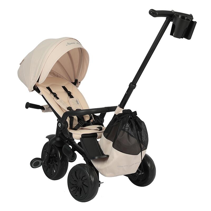 Tricicleta ultrapliabila Qplay Nova MAX Bej Tricicleta ultrapliabila Qplay Nova MAX Bej