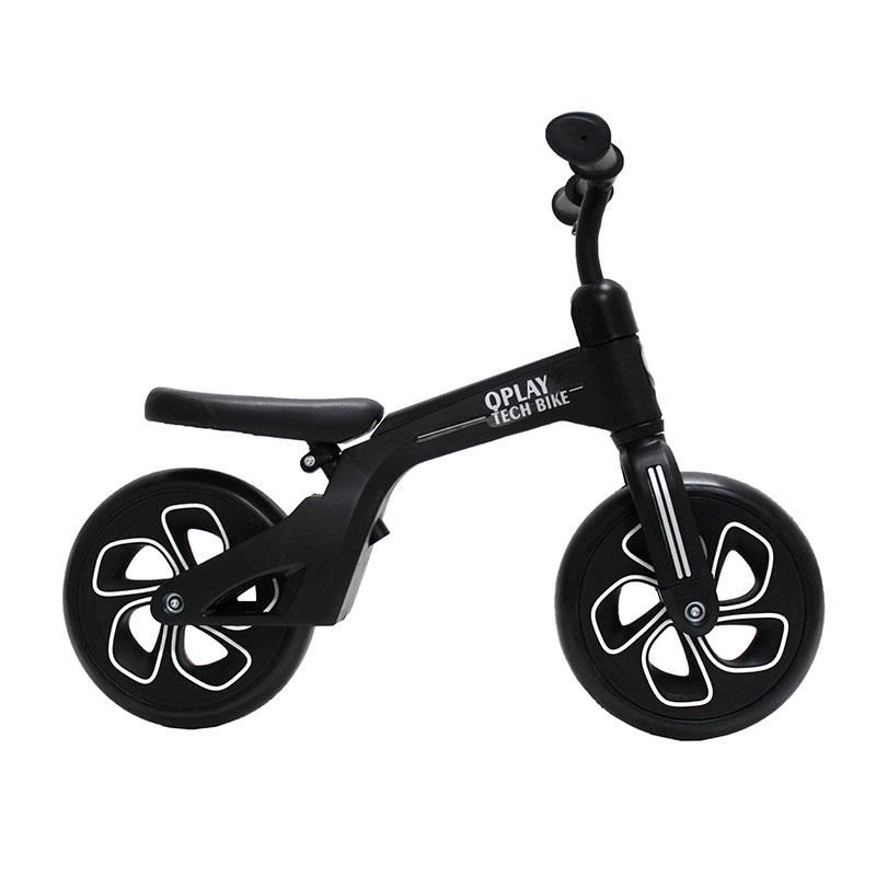 Bicicleta Balance bike Tech, Negru, Qplay Bicicleta Balance bike Tech, Negru, Qplay