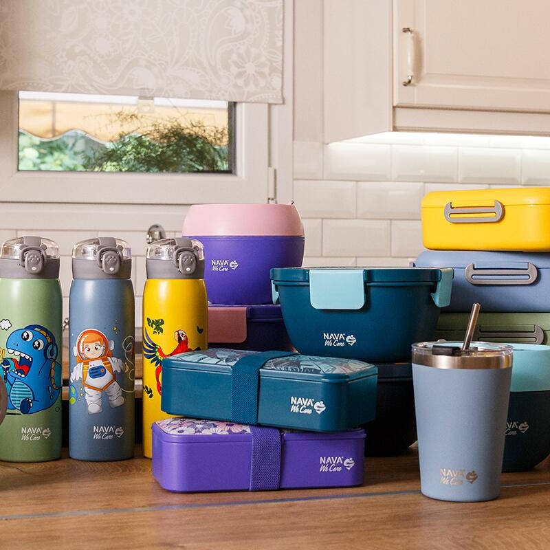 Lunchbox Nava WE care 650 ml gri Lunchbox Nava WE care 650 ml gri