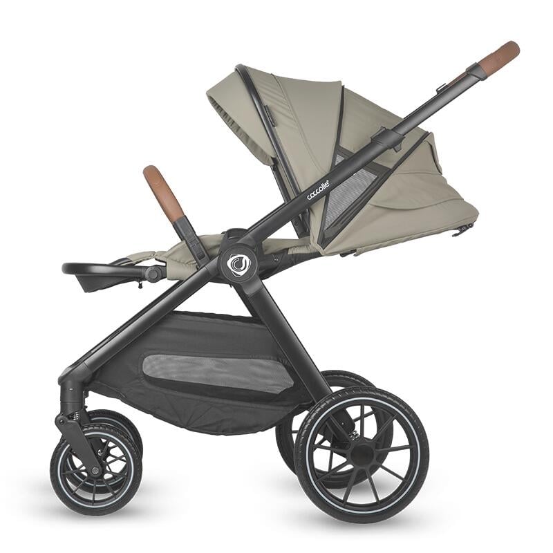 Sistem modular 3in1 Coccolle Aspen Sand beige + Scoica auto iSize Coccolle Knox Black