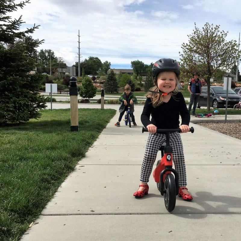 Bicicleta Balance bike Tech, Negru, Qplay Bicicleta Balance bike Tech, Negru, Qplay