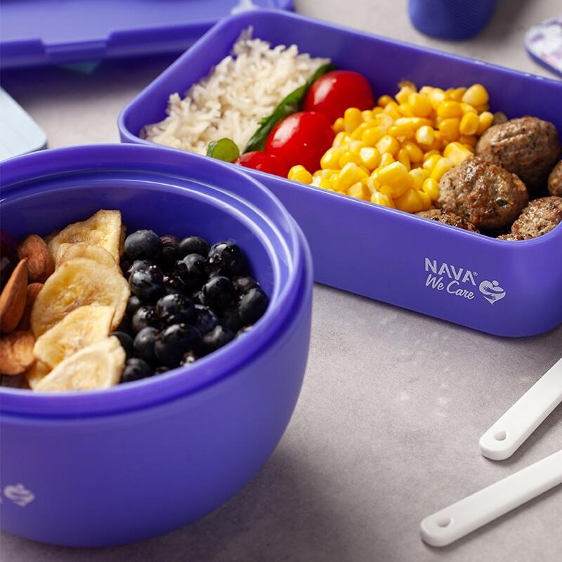 Lunchbox Nava WE care 650 ml gri Lunchbox Nava WE care 650 ml gri