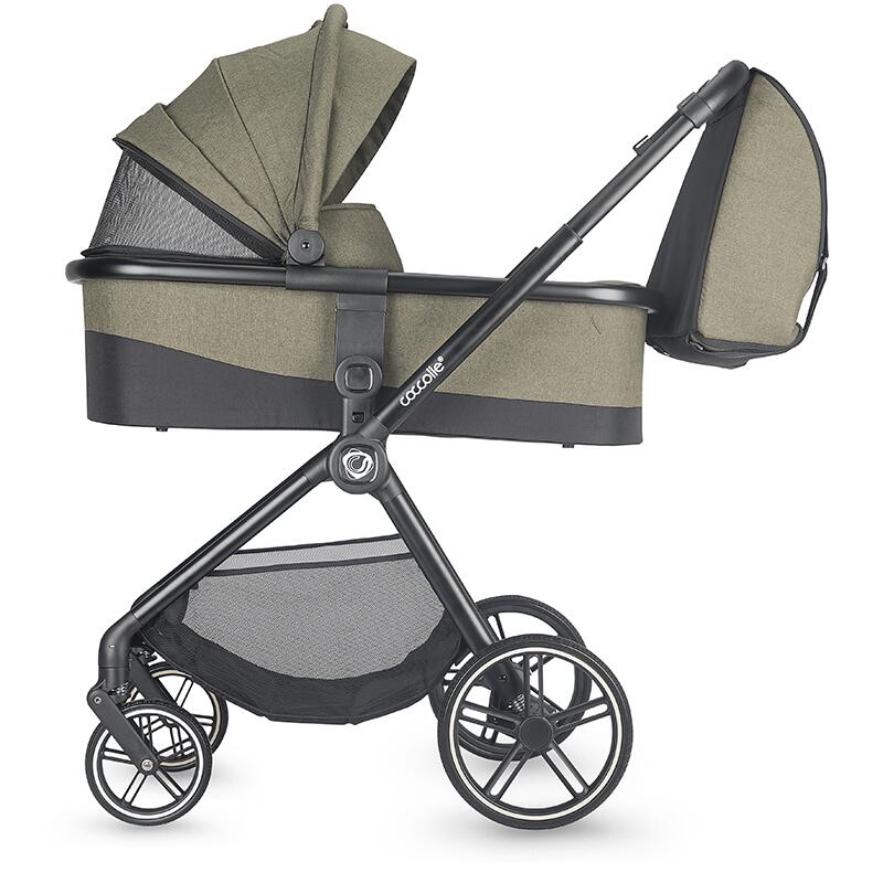 Carucior modular 3in1 Coccolle Lissia Moss green + Scoica auto iSize Coccolle Knox Anthracite Carucior modular 3in1 Coccolle Lissia Moss green + Scoica auto iSize Coccolle Knox Anthracite