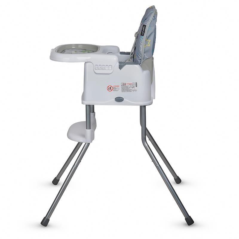 Scaun de luat masa multifunctional Coccolle Ziti Grey Stars
