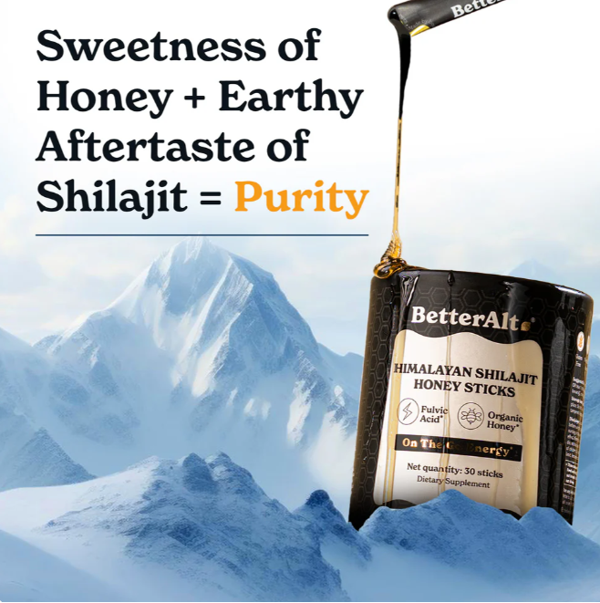 Pliculete de shilajit din Himalaya si miere cu 75% acid fulvic Better Alt, 30 pliculete, GNC Pliculete de shilajit din Himalaya si miere cu 75% acid fulvic Better Alt, 30 pliculete, GNC