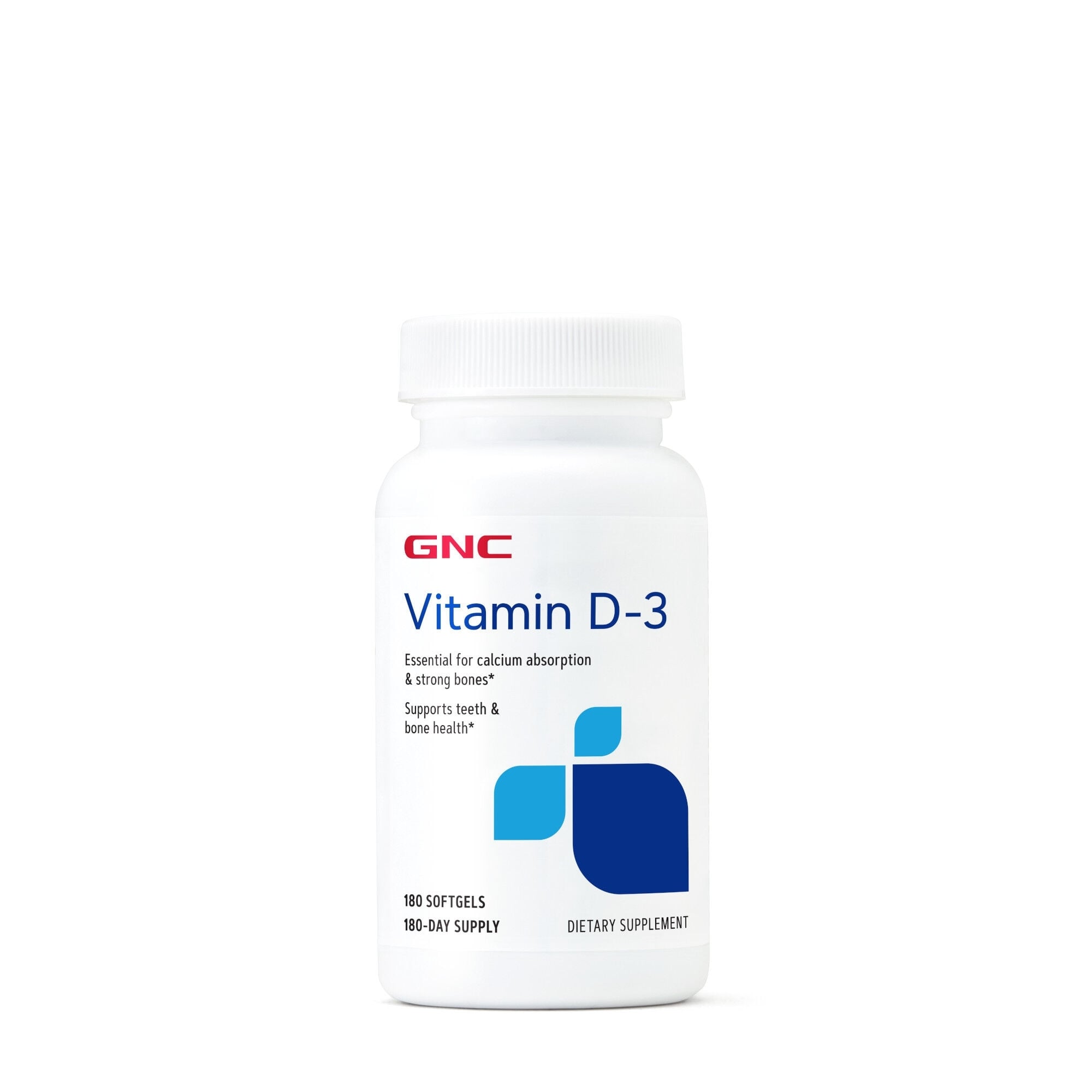 Vitamina D-3 50 mcg (2000 UI) , 180 capsule, GNC