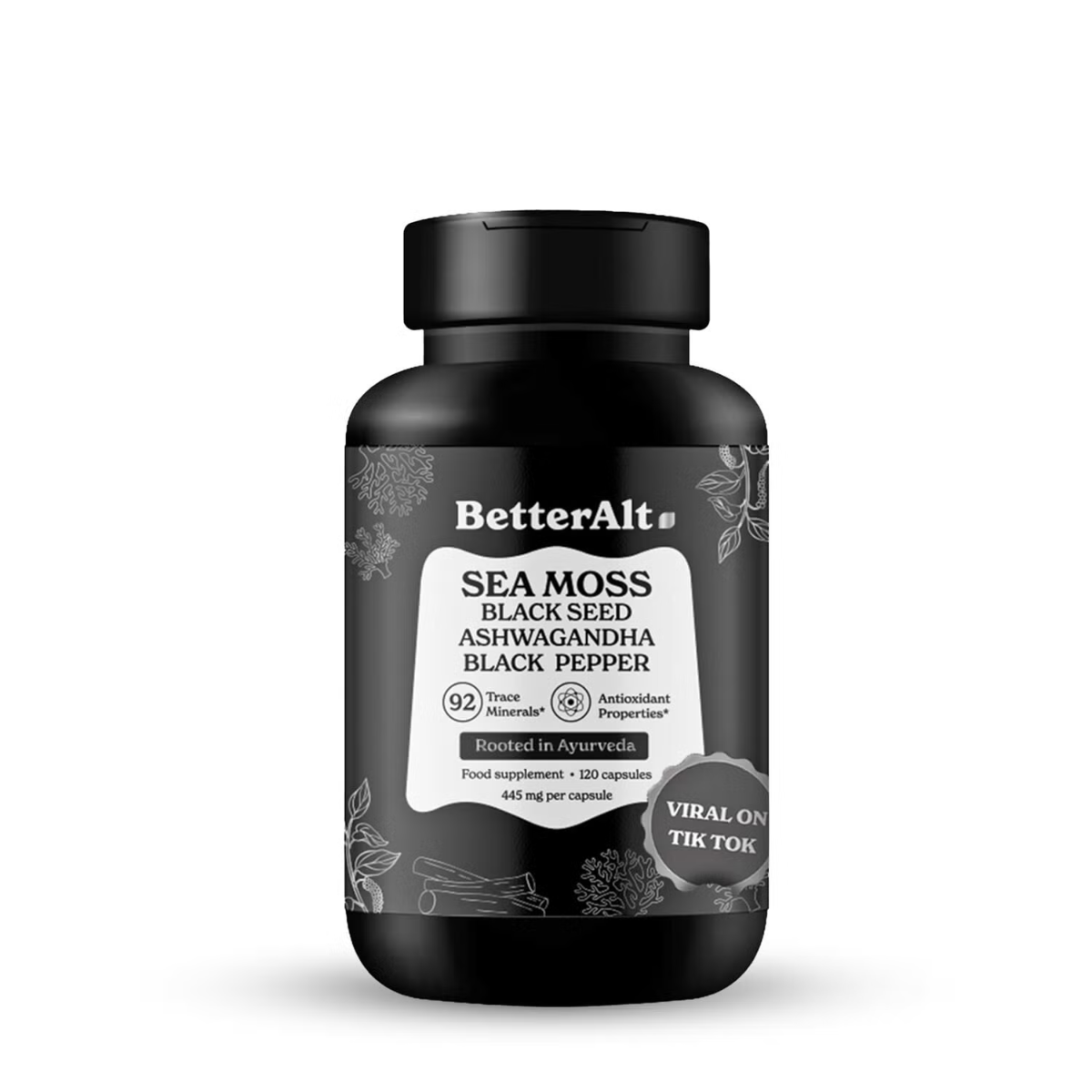 Formula cu alge marine, chimen negru si ashwagandha Better Alt, 120 capsule, GNC Formula cu alge marine, chimen negru si ashwagandha Better Alt, 120 capsule, GNC