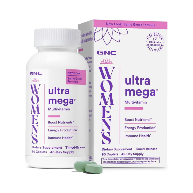 Multivitamine pentru femei Ultra Mega, 90 tablete, GNC Multivitamine pentru femei Ultra Mega, 90 tablete, GNC