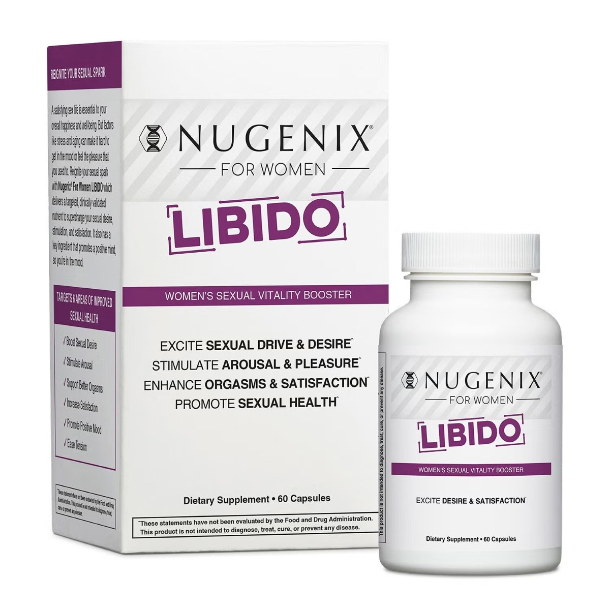 Suport pentru vitalitate si echilibru feminin Nugenix Libido, 60 tablete, GNC