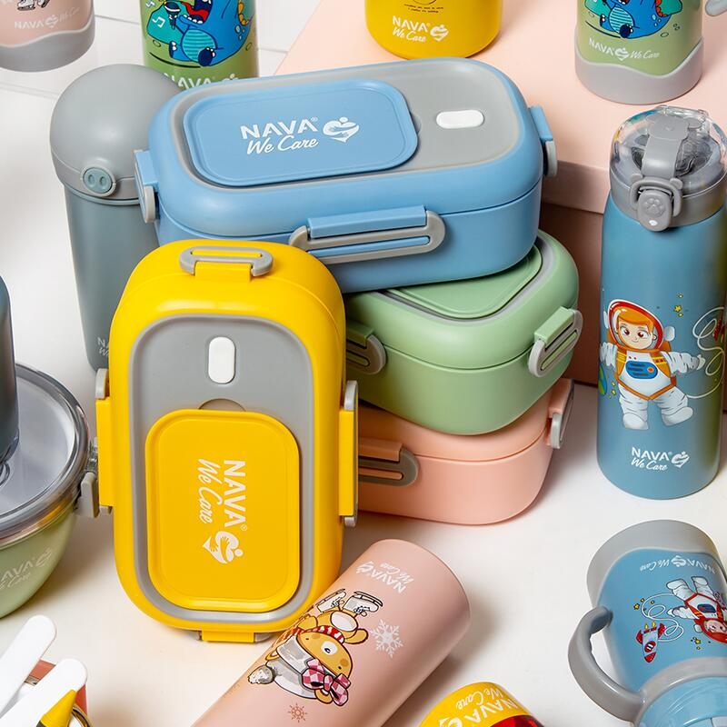 Lunchbox Nava We care 800 ml albastru Lunchbox Nava We care 800 ml albastru