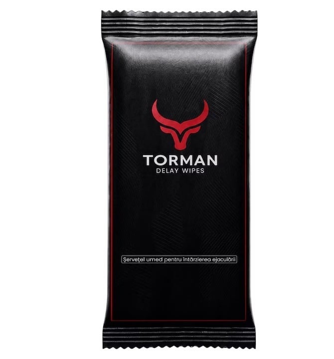 Servetel pentru potenta si performanta masculina, intarzierea ejacularii, 1 plic, Torman Servetel pentru potenta si performanta masculina, intarzierea ejacularii, 1 plic, Torman
