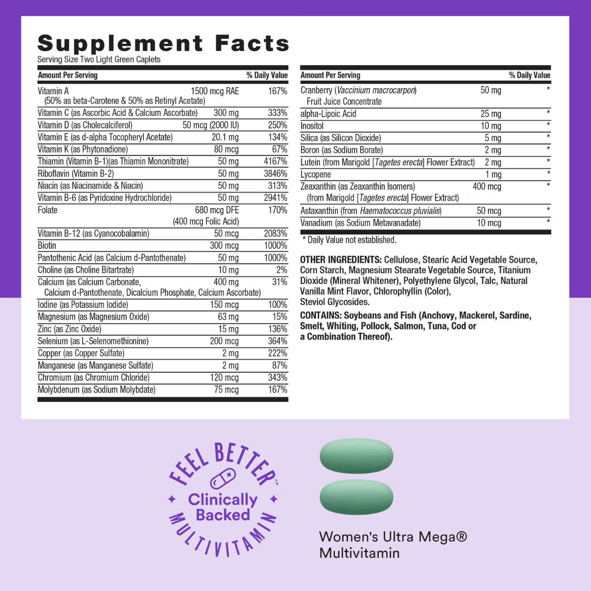 Program Vitapak complex de multivitamine pentru femei Whole Body, 30 pachetele, GNC
