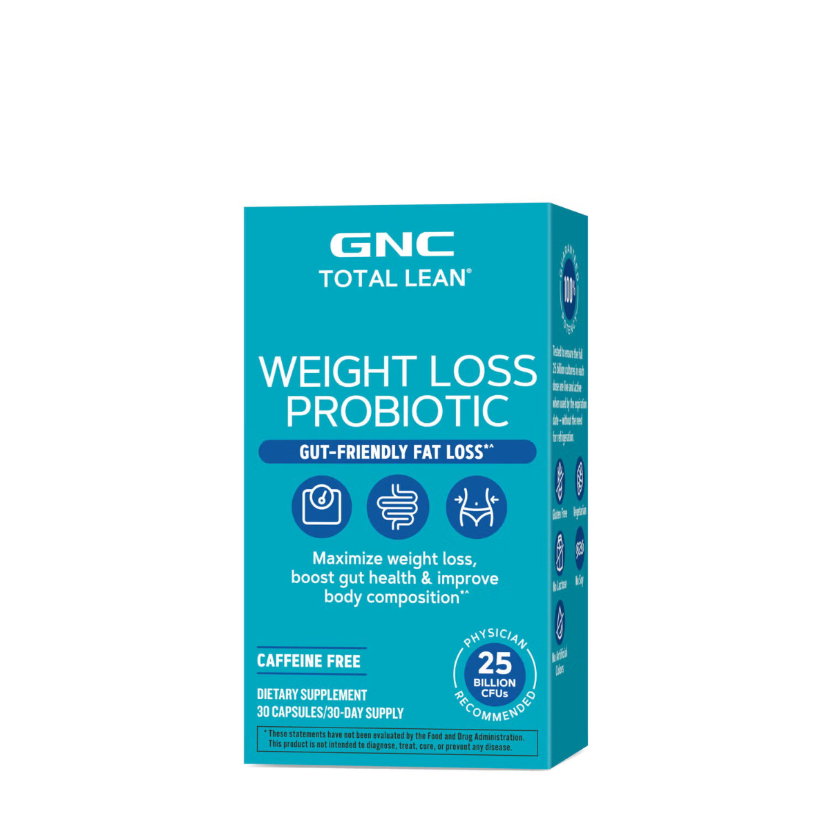 Probiotic Lab4 studiat clinic 25 miliarde UFC culturi vii pentru controlul greutatii Total Lean, 30 capsule, GNC Probiotic Lab4 studiat clinic 25 miliarde UFC culturi vii pentru controlul greutatii Total Lean, 30 capsule, GNC