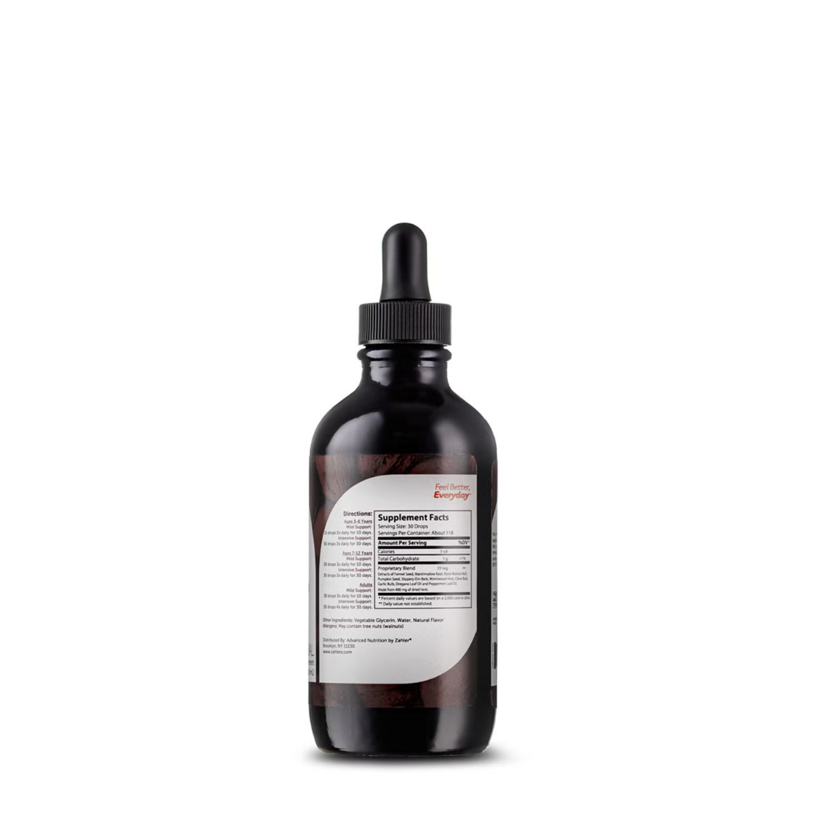 Suport avansat pentru sanatatea intestinala Zahler Paraguard, 118 ml, GNC