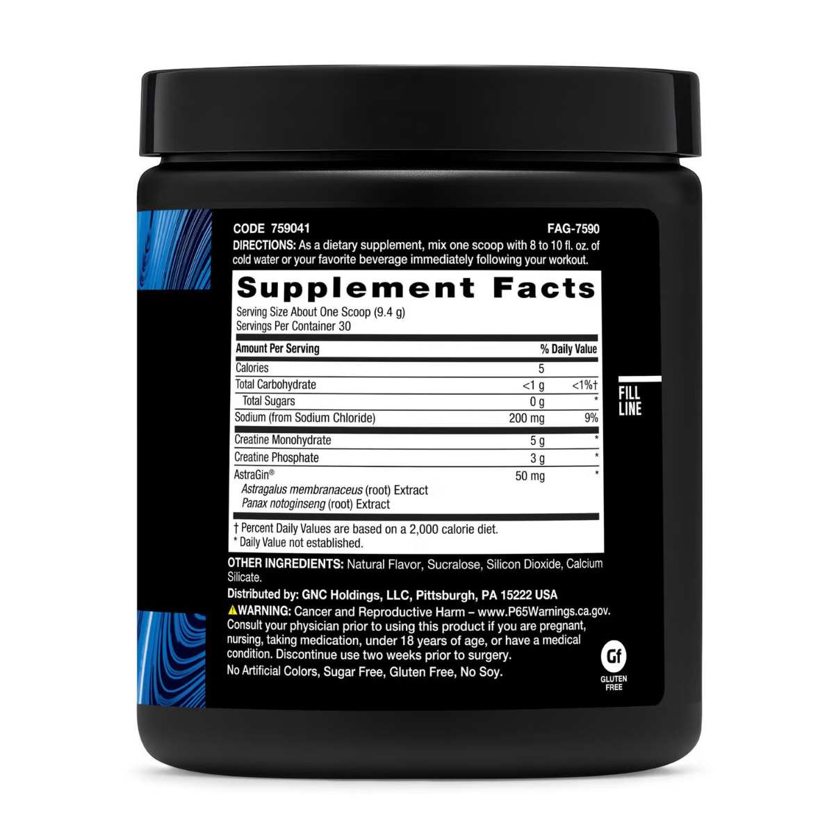 Formula inovatoare cu creatina monofosfat cu aroma de zmeura albastra Beyond Raw, 282 g, GNC Formula inovatoare cu creatina monofosfat cu aroma de zmeura albastra Beyond Raw, 282 g, GNC