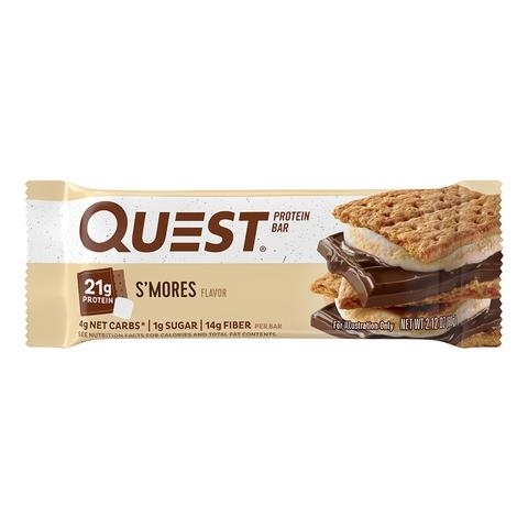 Baton proteic cu aroma de bezele cu ciocolata, 60g, Quest Baton proteic cu aroma de bezele cu ciocolata, 60g, Quest