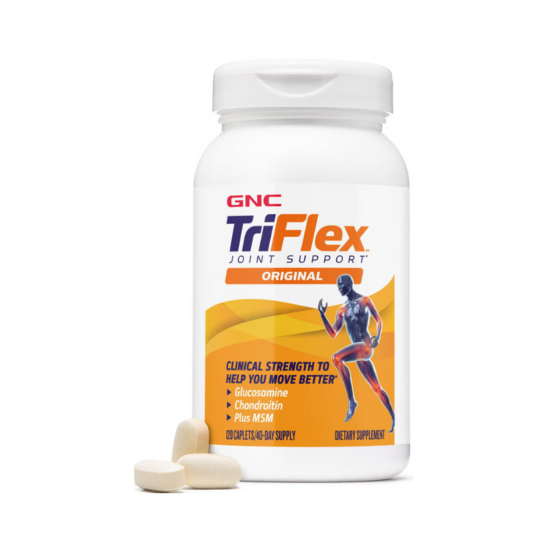Glucozamina, MSM si condroitina pentru articulatii sanatoase TriFlex, 120 tablete, GNC