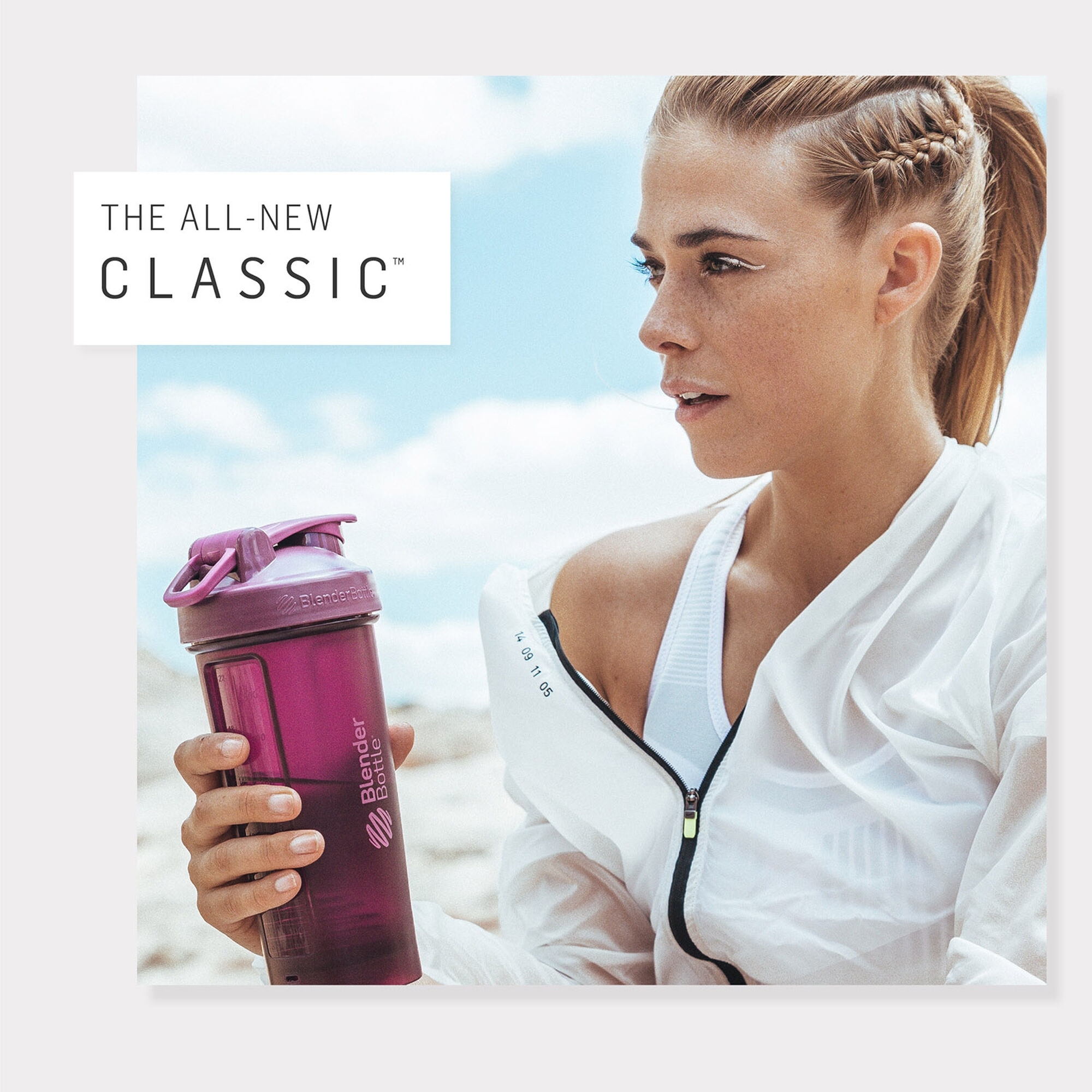 Blender Bottle shaker clasic black, 800 ml