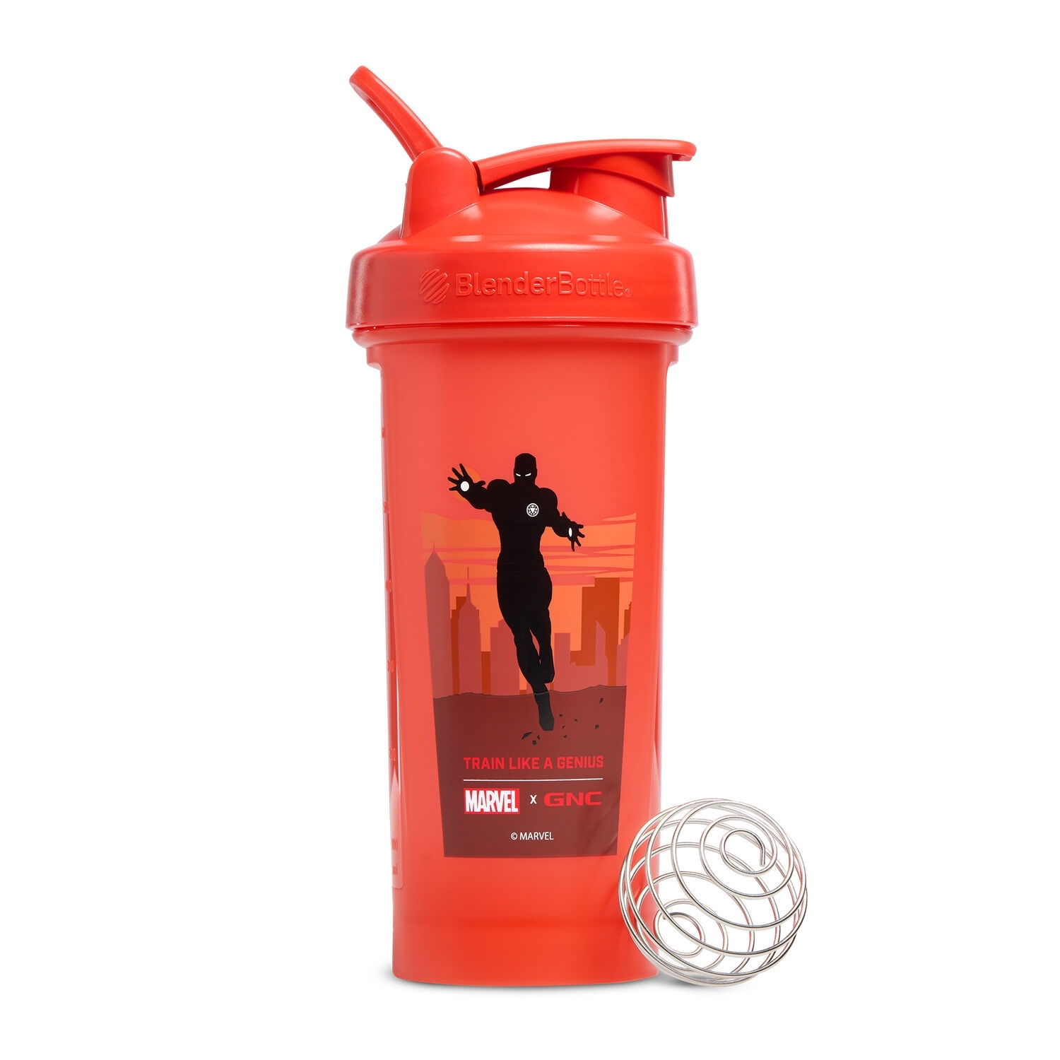 Blender Bottle shaker clasic Iron Man Edition, 828 ml, GNC Blender Bottle shaker clasic Iron Man Edition, 828 ml, GNC
