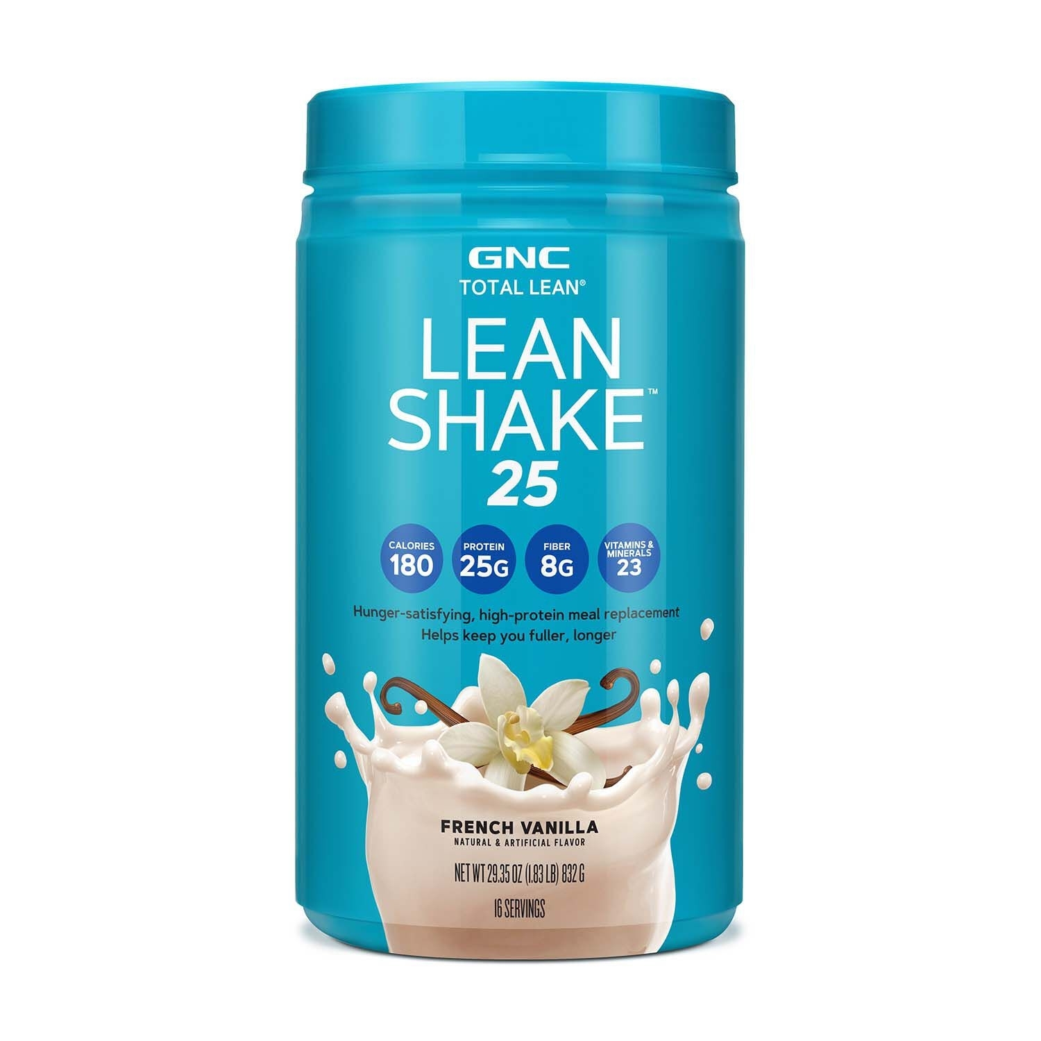 Shake proteic cu aroma de vanilie Total Lean, 832 g, GNC Shake proteic cu aroma de vanilie Total Lean, 832 g, GNC
