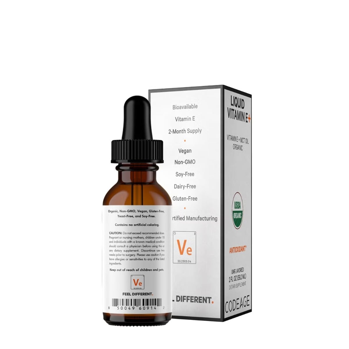 Vitamina E + MCT Oil formula pentru vitalitate zilnica si echilibru metabolic CodeAge, 59.2 ml, GNC Vitamina E + MCT Oil formula pentru vitalitate zilnica si echilibru metabolic CodeAge, 59.2 ml, GNC