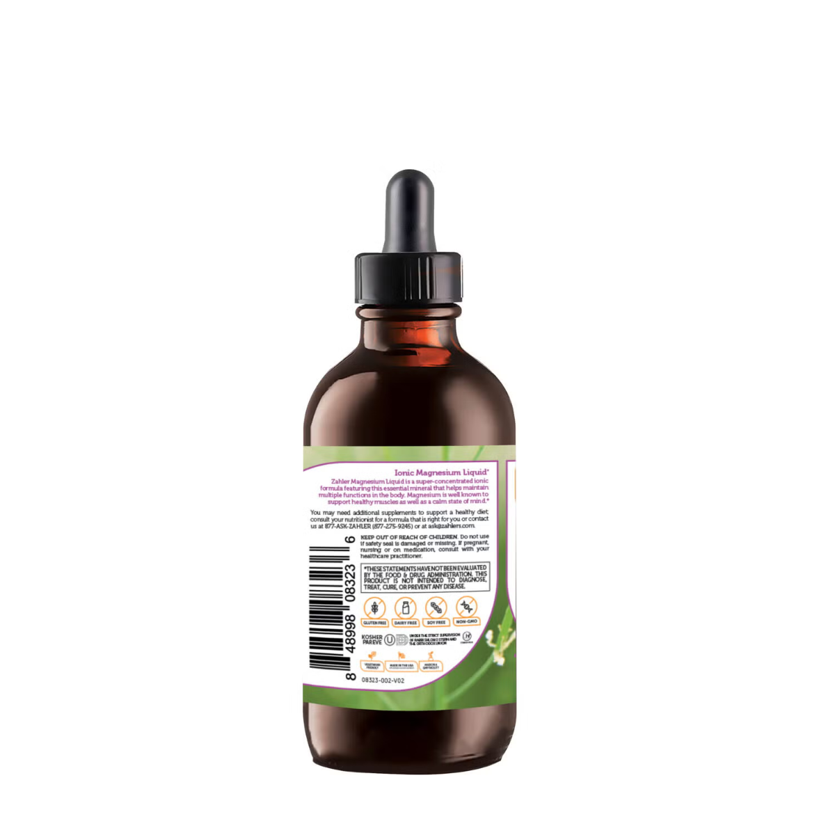 Magneziu lichid fara aroma Zahler, 118 ml, GNC Magneziu lichid fara aroma Zahler, 118 ml, GNC