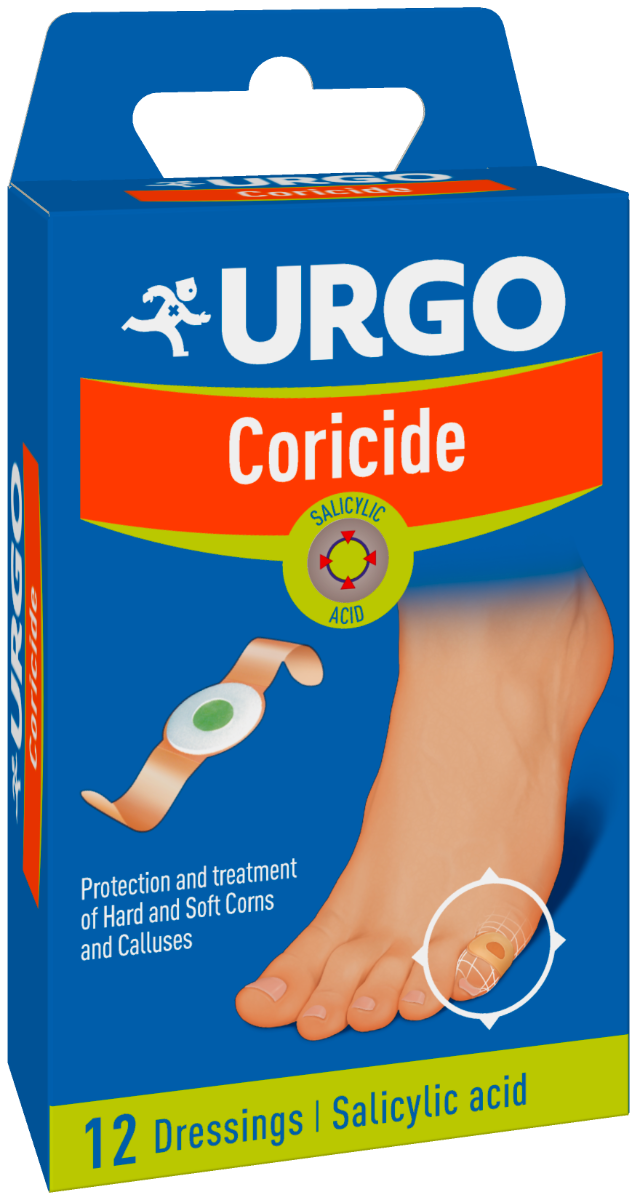 Plasturi adezivi pentru bataturi Coricide, 12 bucati, Urgo