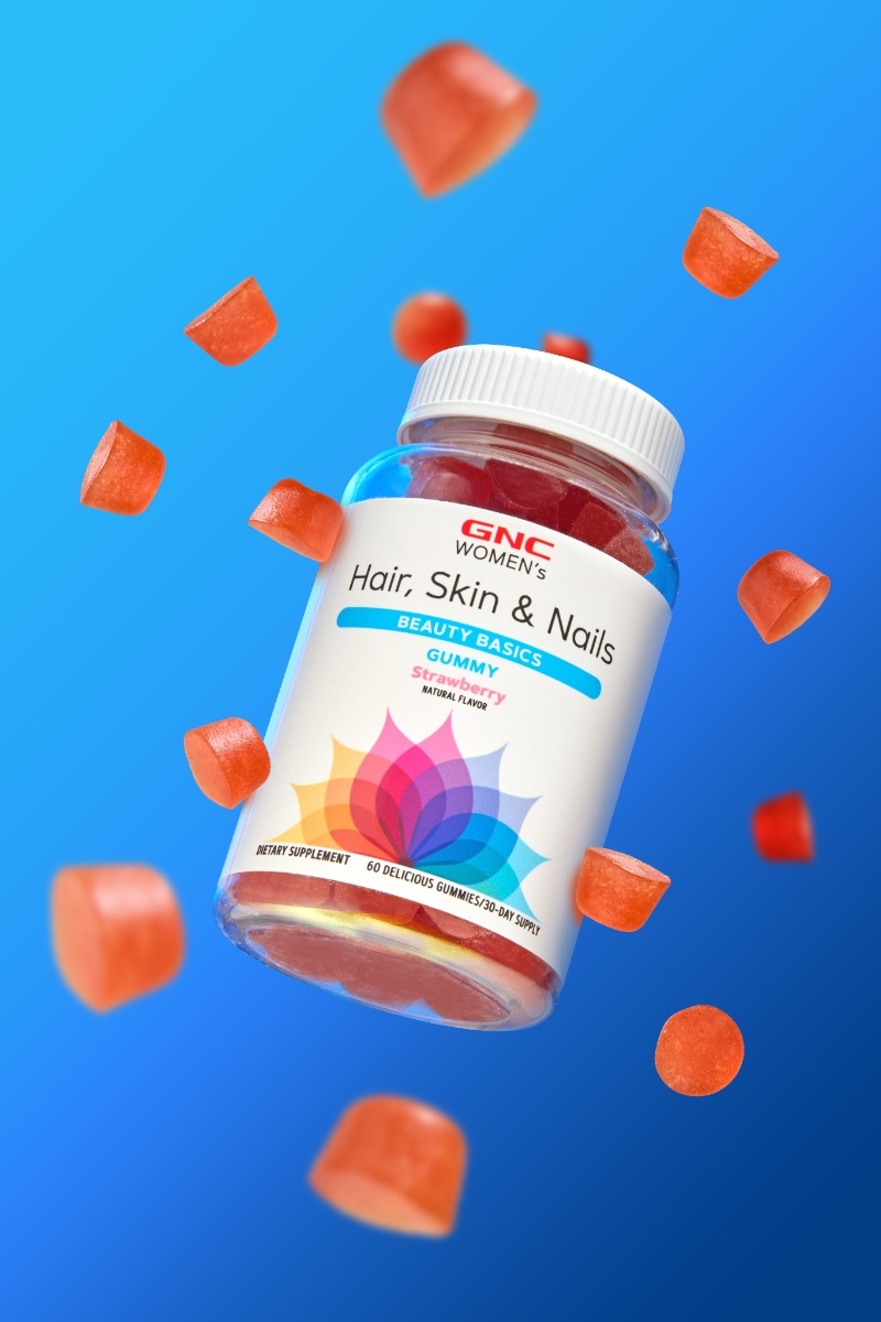 Formula pentru femei cu biotina si vitamine pentru frumusetea parului, pielii si unghiilor, 60 jeleuri, GNC Formula pentru femei cu biotina si vitamine pentru frumusetea parului, pielii si unghiilor, 60 jeleuri, GNC