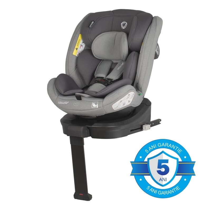 Scaun auto iSize 40-150 cm Coccolle Sidra Moonlit grey Scaun auto iSize 40-150 cm Coccolle Sidra Moonlit grey
