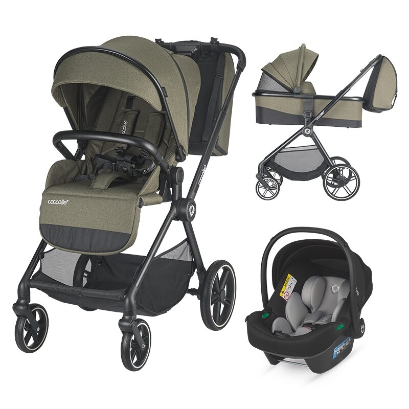 Carucior modular 3in1 Coccolle Lissia Moss Green+Scoica auto iSize Coccolle Knox Greystone Carucior modular 3in1 Coccolle Lissia Moss Green+Scoica auto iSize Coccolle Knox Greystone