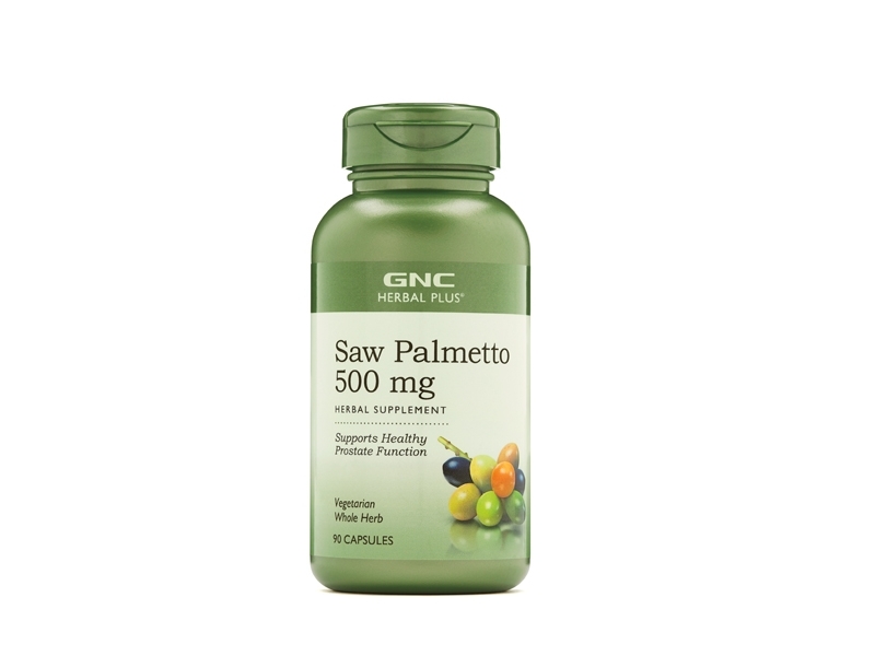 Extract din palmier pitic 500 mg Herbal Plus, 90 capsule, GNC Extract din palmier pitic 500 mg Herbal Plus, 90 capsule, GNC