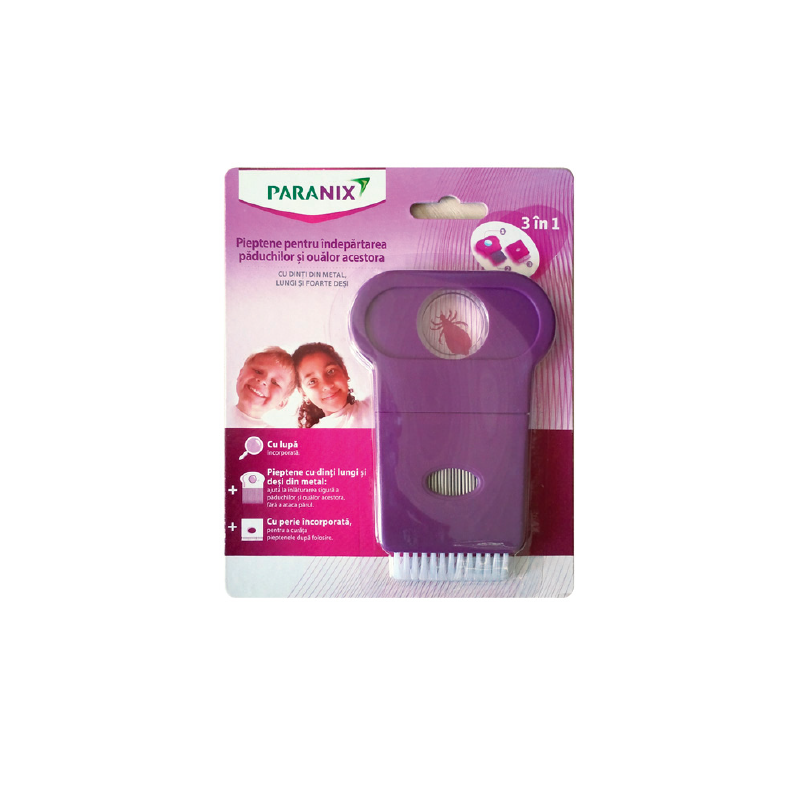 Pieptane pentru indepartarea paduchilor Paranix, Omega Pharma Pieptane pentru indepartarea paduchilor Paranix, Omega Pharma