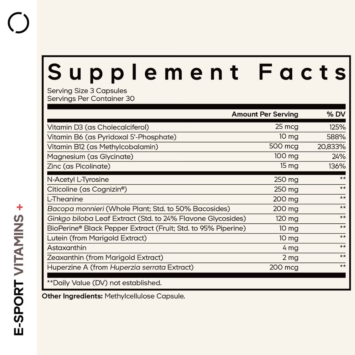 Formula pentru energie si acuitate mentala in gaming CodeAge E-Sport Vitamins+, 90 capsule, GNC Formula pentru energie si acuitate mentala in gaming CodeAge E-Sport Vitamins+, 90 capsule, GNC