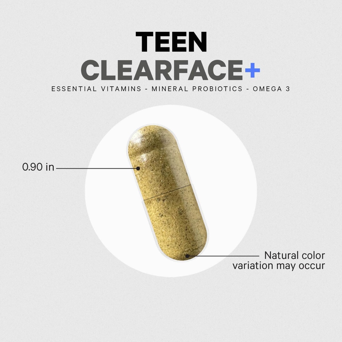 Multivitamine pentru adolescenti pentru ten sanatos CodeAge, 60 capsule, GNC
