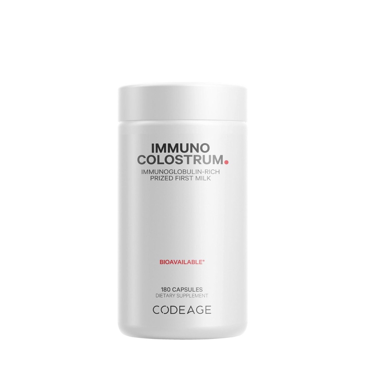 Colostru bovin bogat in imunoglobuline CodeAge, 180 capsule, GNC