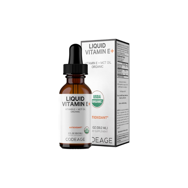 Vitamina E + MCT Oil formula pentru vitalitate zilnica si echilibru metabolic CodeAge, 59.2 ml, GNC Vitamina E + MCT Oil formula pentru vitalitate zilnica si echilibru metabolic CodeAge, 59.2 ml, GNC
