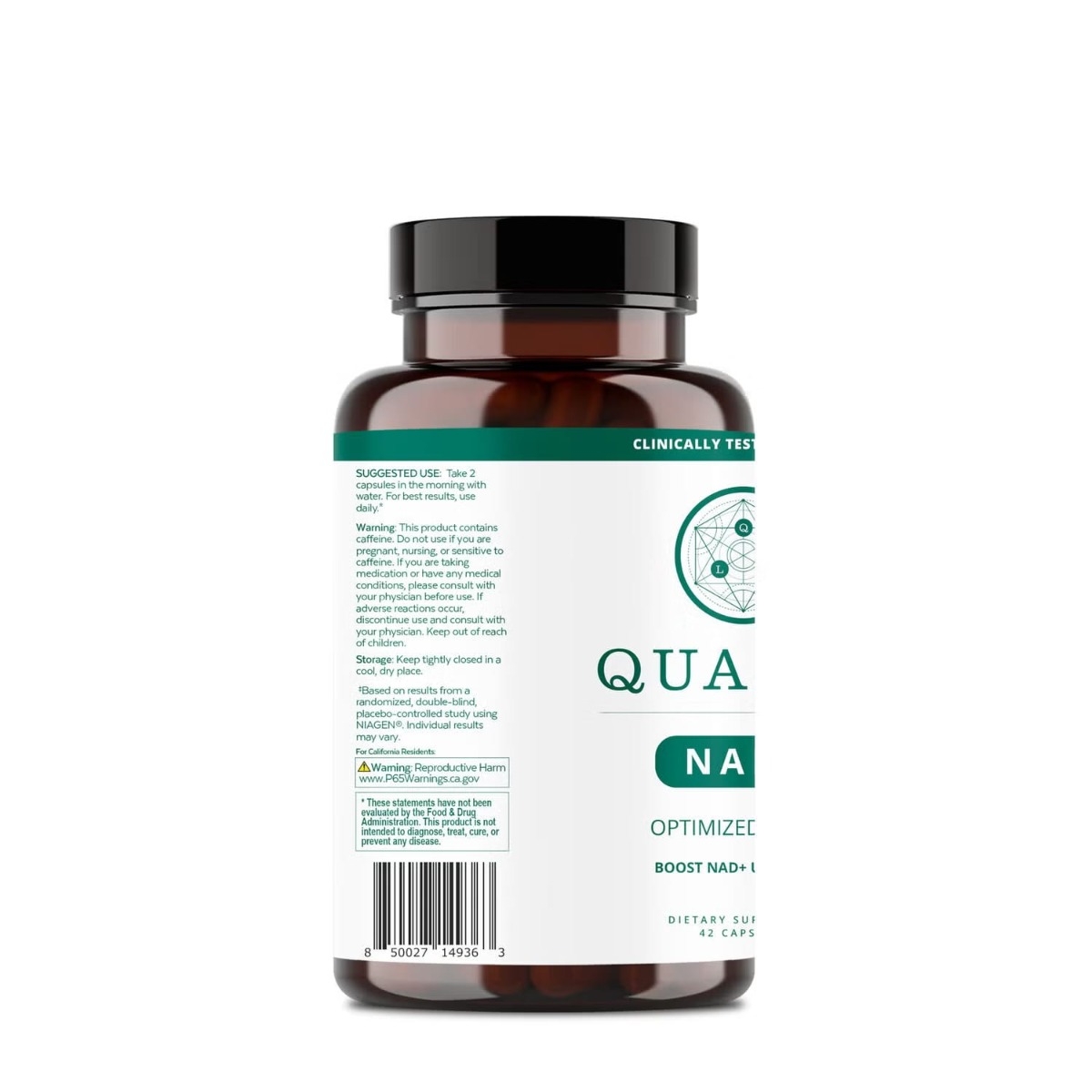 Formula pentru cresterea NAD+ Qualia Optimized Aging, 42 capsule, GNC