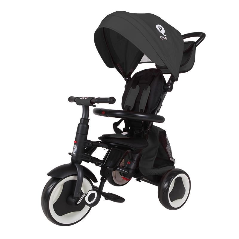 Tricicleta pliabila Qplay Rito+ Negru Tricicleta pliabila Qplay Rito+ Negru