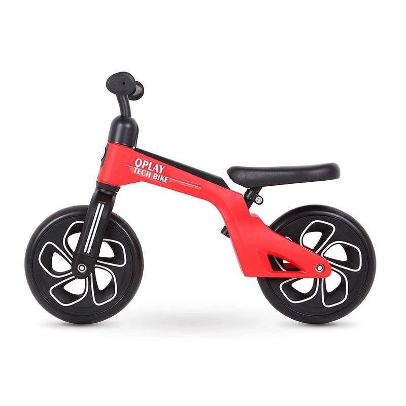 Bicicleta Balance bike Tech, Rosu, Qplay Bicicleta Balance bike Tech, Rosu, Qplay