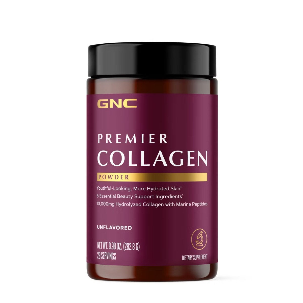 Formula premium de peptide de colagen hidrolizat fara aroma Premier Collagen, 282.8 g, GNC