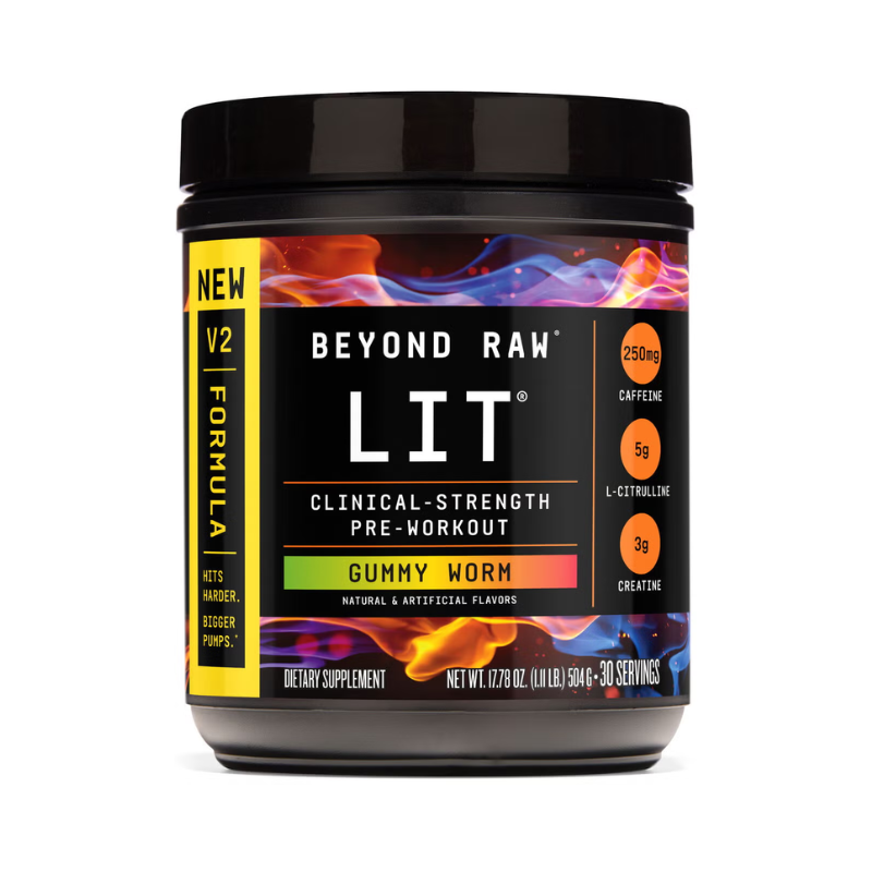 Formula pre-workout cu aroma de jeleuri Beyond Raw Lit, 504 g GNC