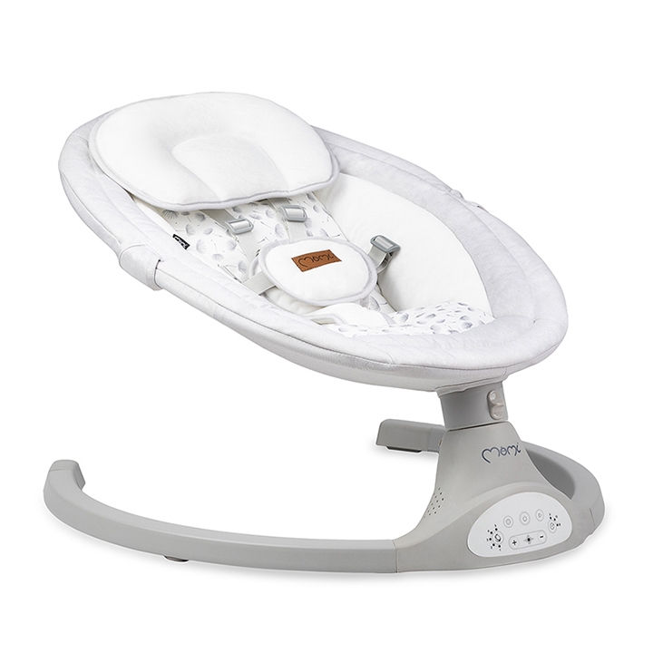 Balansoar electric MoMi Lami, Light Grey