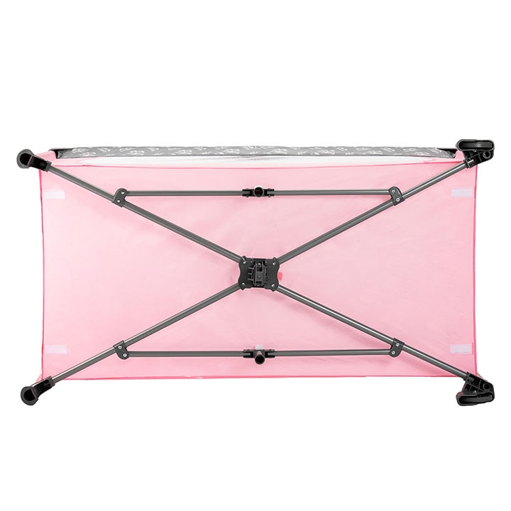 Patut pliabil, 60x120 cm, Momi, Belove, Pink Patut pliabil, 60x120 cm, Momi, Belove, Pink