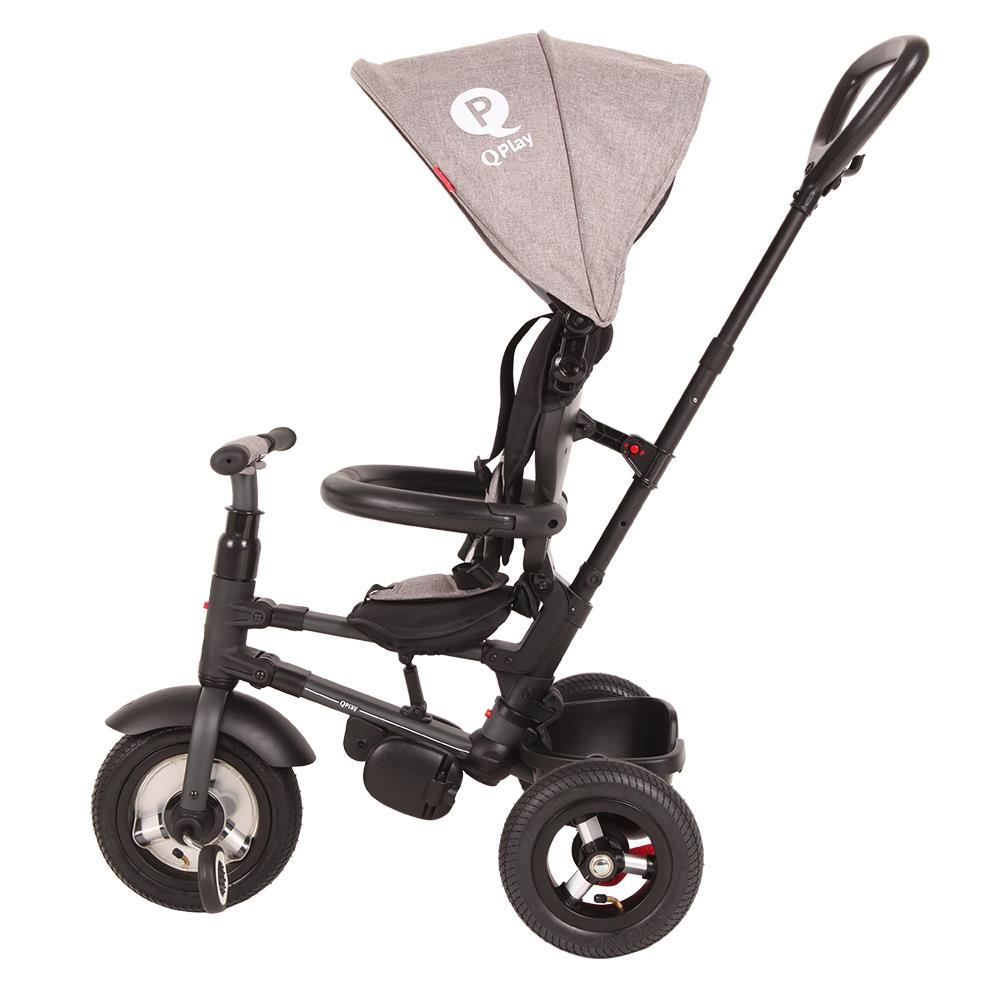 Tricicleta cu roti de cauciuc Qplay Rito Rubber Violet Tricicleta cu roti de cauciuc Qplay Rito Rubber Violet
