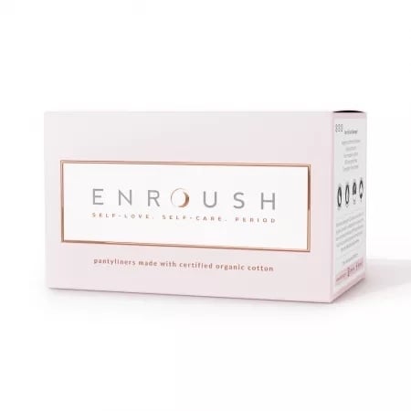 Absorbante din bumbac organic Zilnice, 24 bucati, Enroush
