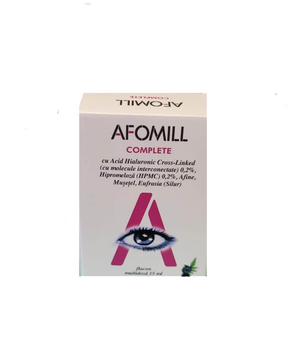 Picaturi oculare Afomill complete, 15 ml, Af United Picaturi oculare Afomill complete, 15 ml, Af United