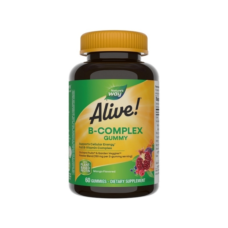 Alive B-Complex Nature's Way, 60 jeleuri, Secom Alive B-Complex Nature's Way, 60 jeleuri, Secom