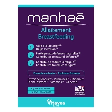 Allaitement Breastfeeding, 20 capsule, Manhae