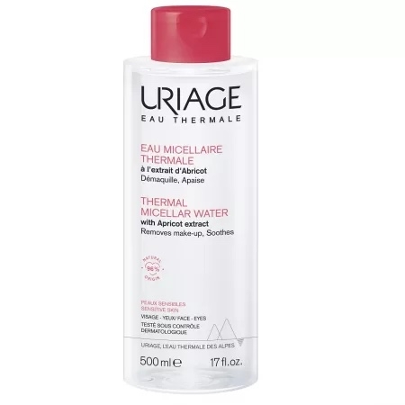 Apa micelara termala pentru ten sensibil, 500 ml, Uriage Apa micelara termala pentru ten sensibil, 500 ml, Uriage